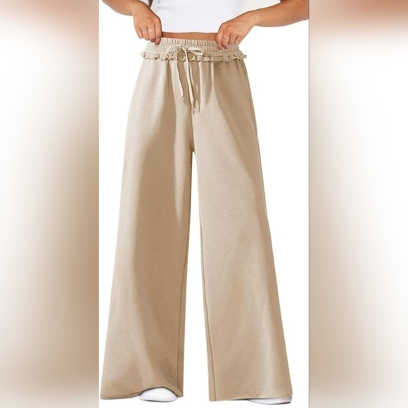 Vintage Havana Women's Rib Rayon Blend Wide Leg Pants Sand/Tan Small NWT - Picture 13 of 16